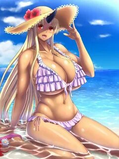 Tionishia on the beach Monster Musume / Daily Life with Mons