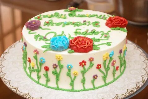 9 Flower Birthday Cakes For Teens Photo - Purple Teen Girl B