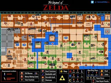 Výpad Zámek sluneční legend of zelda 1 map Vyhlídka Dějiny l