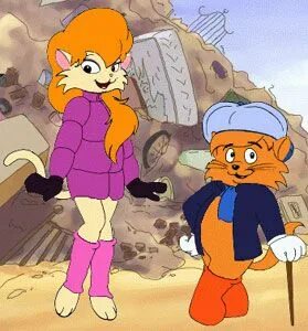 Cleo and Riff Raff Heathcliff, Cartoon, 80s cartoons