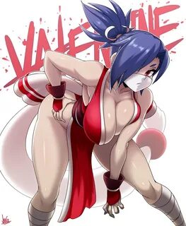 🔞 Valentine's Mai cosplay (JMG) Skullgirls Oppai Хентай Truy