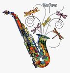 Happy Birthday With Saxophone, HD Png Download - kindpng
