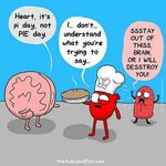 Heart Vs. Brain: Funny Webcomic Shows Constant Battle Betwee