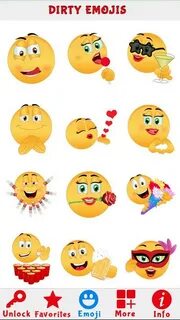 Скачать Dirty Emoji Stickers - Adult Icons and Sexy Text APK