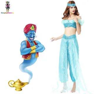 Costume Adult Sexy Women Blue Clothes Halloween Party Fancy 