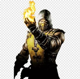 Mortal Kombat X Scorpion Sub-Zero Raiden, маленький черный и