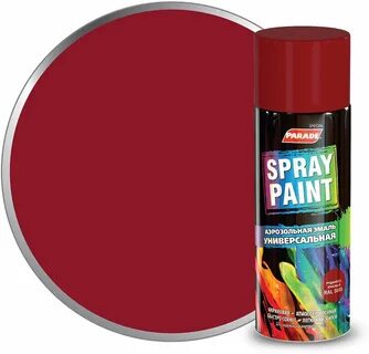 Эмаль аэрозольная акриловая PARADE SPRAY PAINT RAL 3003 рубиново красный 52...