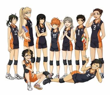 Female! Karusuno Haikyuu genderbend, Haikyuu, Haikyuu anime