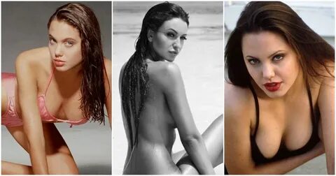 49 hottest photos of Angelina Jolie in a bikini are too hot