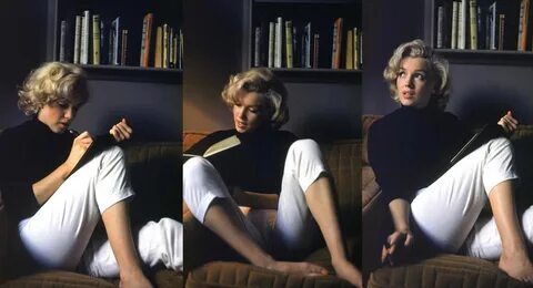 Marilyn Monroe_reading and writing LeisureMartini