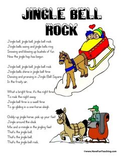Jingle Bell Rock Lyrics - Have Fun Teaching Holiday songs, C
