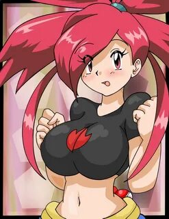 Xbooru - big breasts breasts flannery pokemon pose 636903