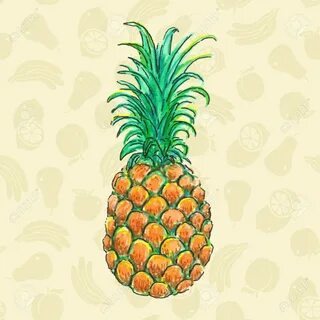 25+ Best Looking For Realistic Sketch Pineapple Drawing Tasy