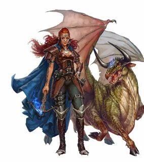 Female Human Summoner - Pathfinder PFRPG DND D&D d20 fantasy