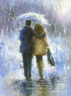 Rain Romance II Painting by Vickie Wade Pixels