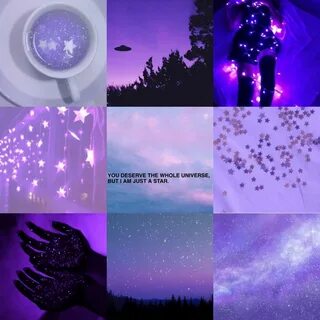 otherkinboards: ""Starchild Aesthetic for anon " " Purple ae