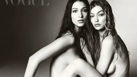 Vogue Under Fire for Sensually Posing the Hadid Sisters Comp