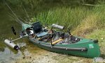Canoe fishing, Canoe stabilizer, Kayak fishing