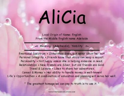 Instagram. alicia name meaning in urdu. 