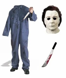 complete deluxe michael myers halloween costume mask xl one 