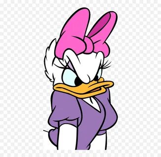 Pin - Funny Daisy Duck Emoji,Disney Emotion Short - Free Emo