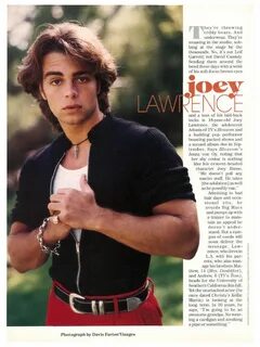 Chosen as one of People Magazine's most beautiful, Joey Lawr