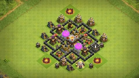 Undefeated Town Hall 5 (TH5) Trophy + Farming Base !! Best T