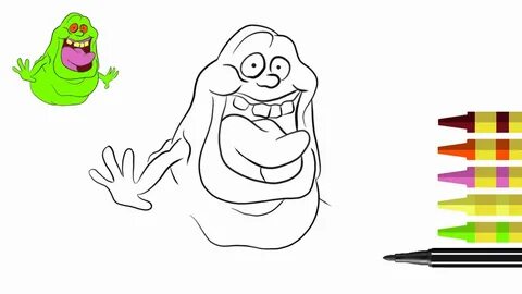 how to draw Slimer (Ghostbusters) - YouTube