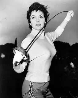 Looks like Gina Lollobrigida is Fencing (With images) Gina l