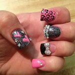 Fab nail art Nails design with rhinestones, Nail art, Nail a