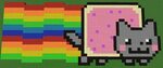 Nyan Cat Pixel Art Minecraft Map