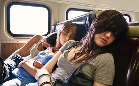 Japanese girl grop on train