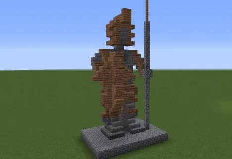 Medieval Spearman Statue - GrabCraft - Your number one sourc