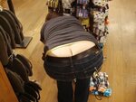 Big round ass bent over in public - Freakden