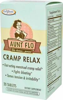 763948054428 Aunt Flo Cramp Relax 20 Tablet From Enzymatic T