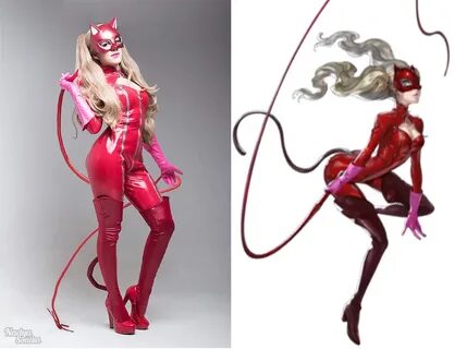 Ann Takamaki Cat Cosplay Miccostumes review Nadyasonika