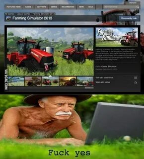 My kind of game! - Gaming Farming simulator, Best funny pict
