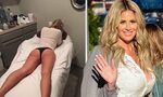 Kim Zolciak exposes her bottom in thong as she gets body con