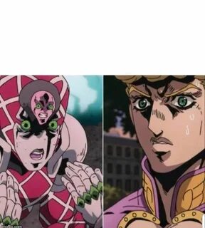 King crimson explaining to Giorno template -- Meme Templates