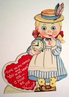 Vintage Valentine's Day Card Vintage valentine cards, Vintag