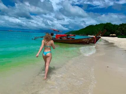 WILLOW SHIELDS in Bikini at a Beach in Phi Phi Island - Inst