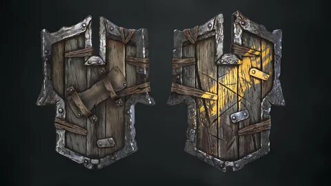 Orc Sword and Shield - polycount