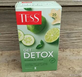 Чай в пакетиках Tess Get Detox - " Detox без огурца - деньги