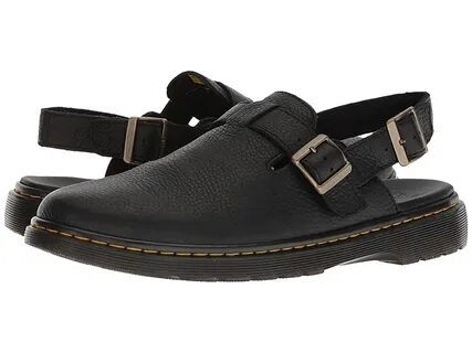 Dr. Martens Jorge II (Black Grizzly) Men's Sling Back Shoes 