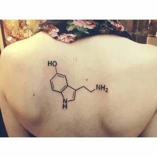 Love the serotonin molecule My Tattoo Ideas Pinterest Molecu