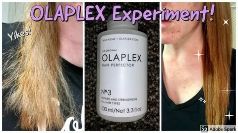 Olaplex No. 3 HAIR EXPERIMENT! - YouTube