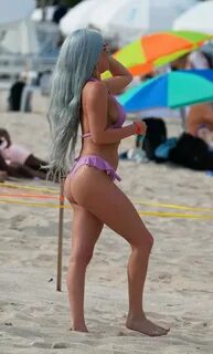 CHANEL WEST COAST in Bikini at a Beach in Miami 06/23/2019 -