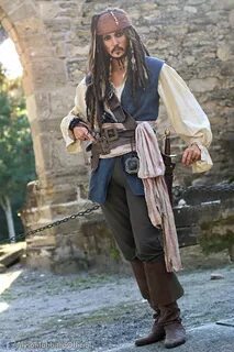 Pirates of the Caribbean Jack sparrow costume, Jack sparrow 