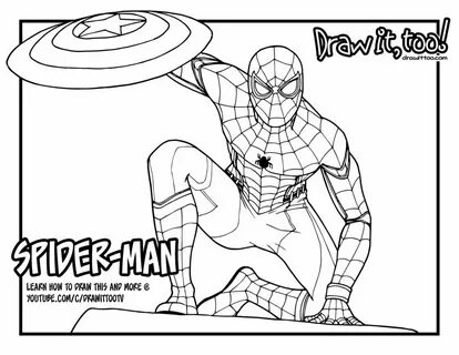 Spiderman Homecoming Coloring Pages Mclarenweightliftingenqu