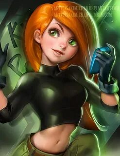 Eight Gorgeously Redrawn Cartoon Characters Kim possible, Di